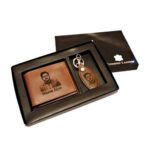 customized wallet and keychain