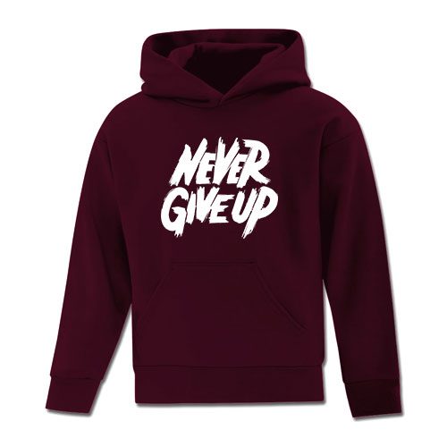 Customized-Hoodie-never-give-up