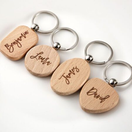 customized wooden keychain with name in Karachi