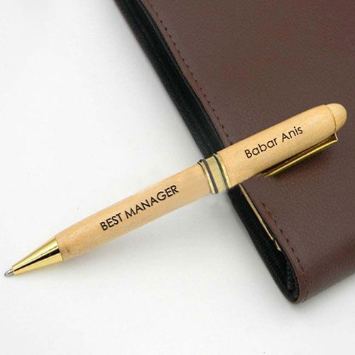 customized wooden pen with name in Karachi