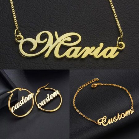 set of customized jewelry