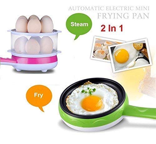 New 2 in 1 Electric Two Layer Egg Boiler Steamer