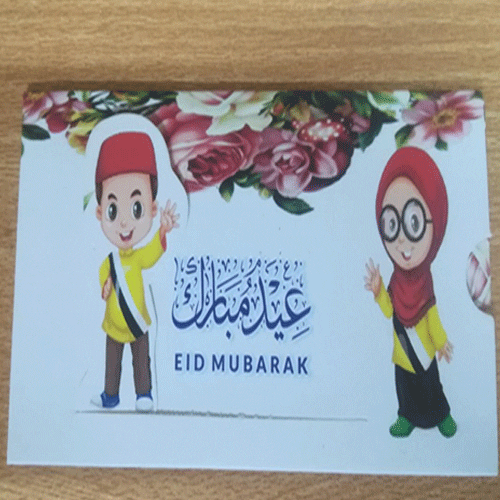 Kids Eid Mubarak Amazing Cartoon Eidi Envelopes