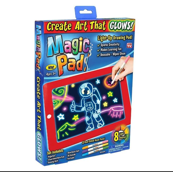 3D Magic Glowing Pad For Kids Writing Drawing Pad