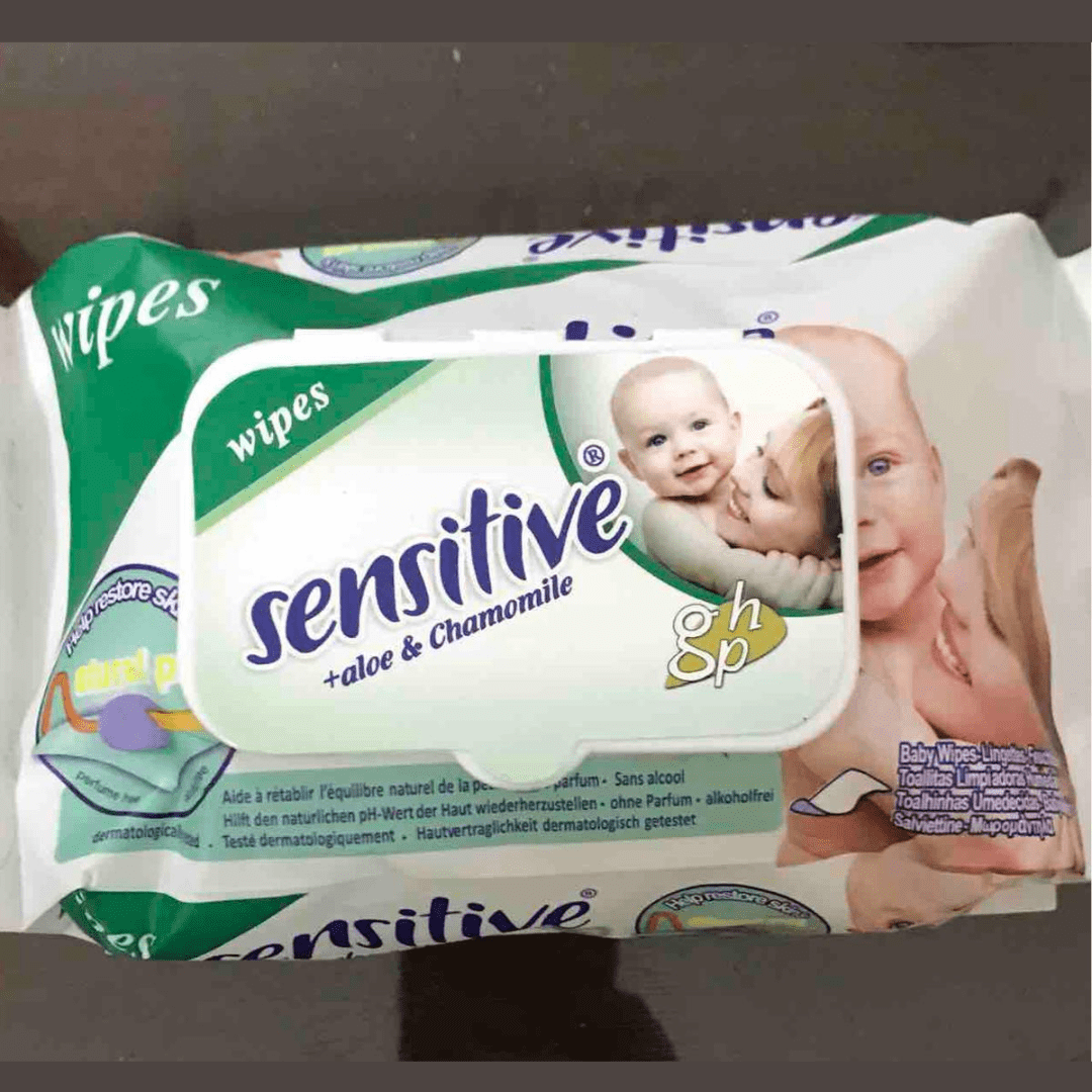Sensitive Baby Wipes Bundle: Packs with 70 Moist Sheets Each