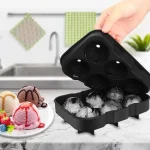 1-pc-ice-cubes-tray-6-grid-ice-cubes-maker-round-ice-cubes-tray-silicone-ice-mold-party-bar-random-color – 1