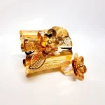 Golden Flower style Ring and Bangle