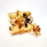 HMW Floral Golden Ring and Bangle