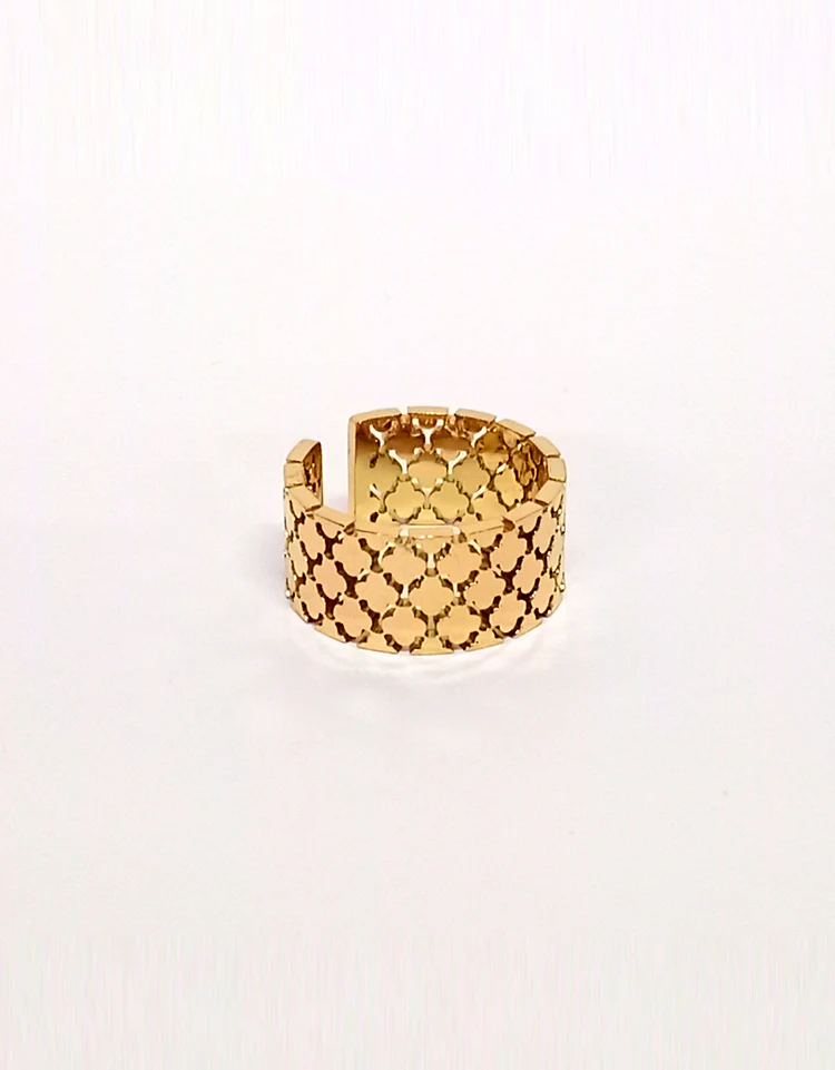 Golden Color Designing Ring